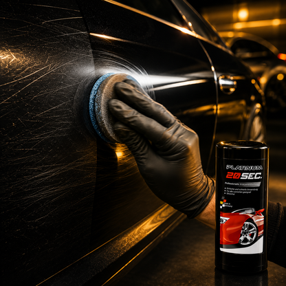Platinum 20 Seconds — Soluție Eliminare Zgârieturi Auto cu Burete Special