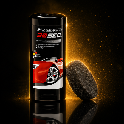 Platinum 20 Seconds — Soluție Eliminare Zgârieturi Auto cu Burete Special